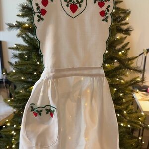 Children’s Embroidered Christmas Apron